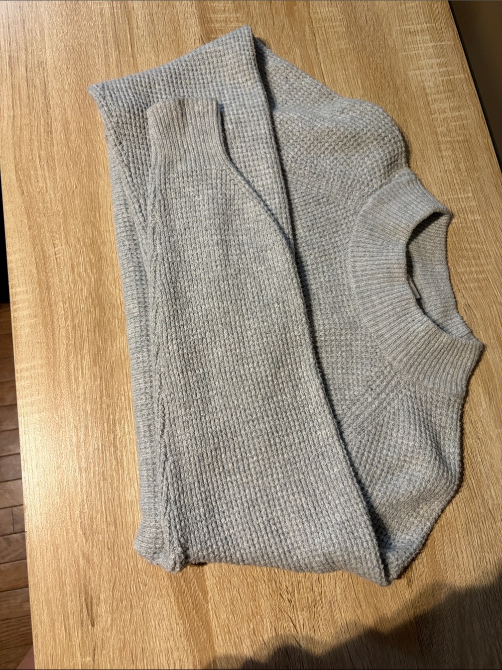 GAP Light Gray Crewneck Knit Sweater